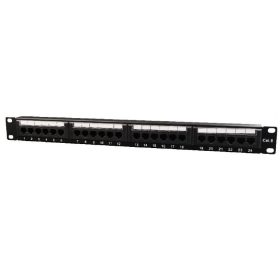 Gembird 24-port Patch Panel 1U Black