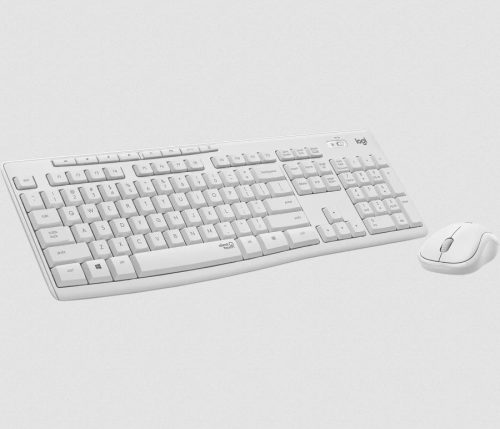 Logitech MK295 Silent wireless keyboard +mouse White HU