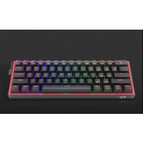   Redragon Fizz Pro black, wired&2.4G&BT Mechanical Keyboard, RGB, brown switch Black HU