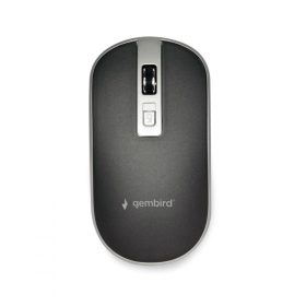 Gembird MUS-4B-06-BS Optical mouse Black/Silver