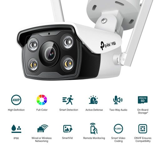 TP-Link VIGI C340-W (4mm) 4MP Wi-Fi Turret Network Camera
