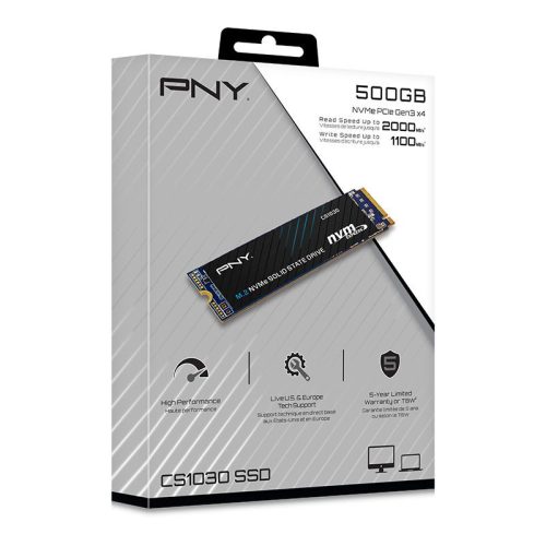PNY 500GB M.2 2280 NVMe CS1030