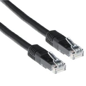 ACT  CAT5E U-UTP Patch Cable 20m Black