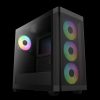 Gamdias Athena M3 Tempered Glass Black