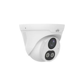   Uniview Easystar 4MP Colorhunter turret dómkamera, 2.8mm fix objektívvel, mikrofonnal és hangszóróval (DL)