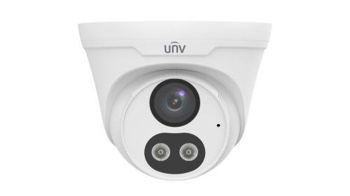 Uniview Easystar 4MP Colorhunter turret dómkamera, 2.8mm fix objektívvel, mikrofonnal és hangszóróval (DL)