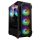 Gamdias Aura GC1 Elite ARGB Tempered Glass Black