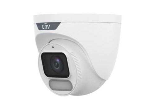 Uniview Easystar Colorhunter 2MP OwlView Wise-ISP turret dómkamera, 4mm fix objektívvel, mikrofonnal
