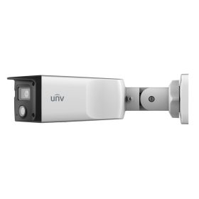  Uniview Prime-III 8MP (3840x1080) 180°-os széles látószögű ColorHunter csőkamera, 2x4mm fix objektívvel, dual mikrofonnal és hangszóróval