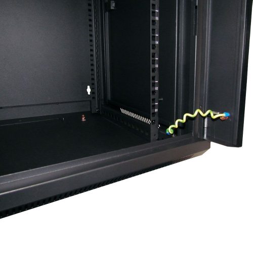 WP WPN-RWB-12606-B Falra szerelhető Rackszekrény Black