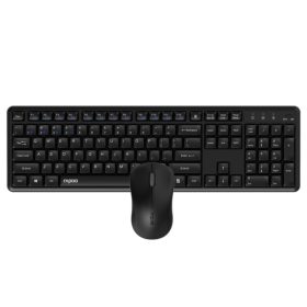   Rapoo 8150M Silent Multi-mode Wireless Bluetooth Keyboard Combo Black HU
