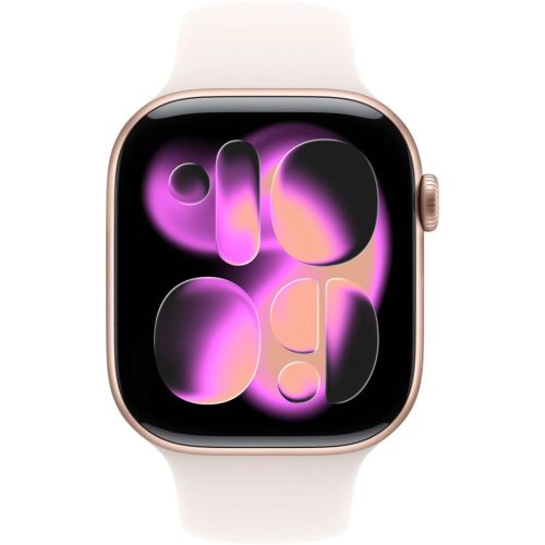Apple Watch S11 GPS 42mm Rose Gold Aluminium Case with Light Blush Sport Band S/M