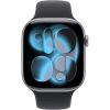 Apple Watch S11 GPS 42mm Space Grey Aluminium Case with Black Sport Band M/L