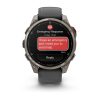 Garmin fenix 8 Pro 47mm AMOLED Sapphire Titanium with Graphite/black silicone band