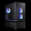 Gamdias Aura GC12 ARGB Tempered Glass Black