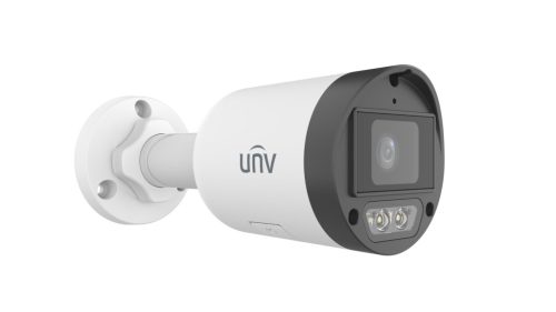 Uniview EasyBasic 4MP Dual-light csőkamera, 4mm fix objektívvel, mikrofonnal (DL2)