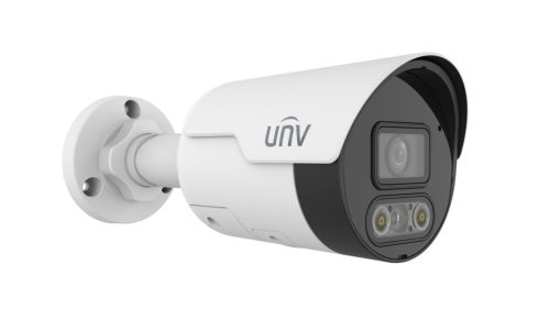 Uniview EasyStar 4MP ColorHunter csőkamera, 4mm fix objektívvel, mikrofonnal és hangszóróval (DL)