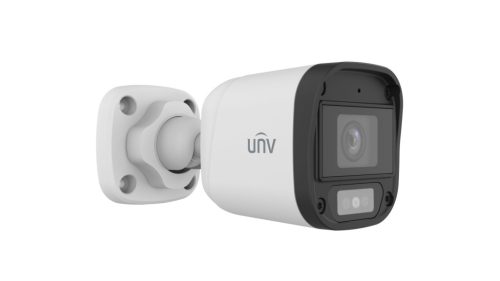 Uniview 5MP analóg ColorHunter Dual-light csőkamera, 4mm fix objektívvel, mikrofonnal (DL)