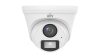 Uniview 2MP analóg ColorHunter Dual-light turret dómkamera, 4mm fix objektívvel, mikrofonnal (DL)