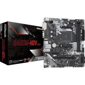 ASRock B450M-HDV R4.0 AM4 - Felbontott