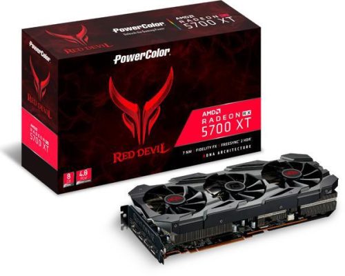PowerColor Radeon RX 5700 Red Devil XT 8GB GDDR6 (AXRX 5700XT 8GBD6-3DHE/OC) Videokártya