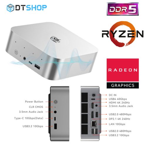 Beelink SER9 MAX Ryzen 7 H 255 65W Mini PC 16/32GB RADEON 780M IGPU