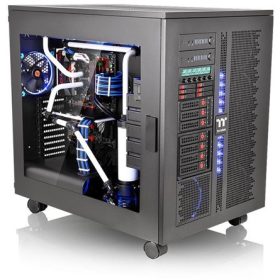  Thermaltake Core W200 táp nélküli ablakos Mid Tower számítógépház fekete