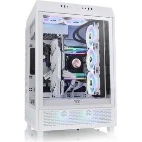   Thermaltake The Tower 500 Snow táp nélküli ablakos Mid Tower számítógépház fehér