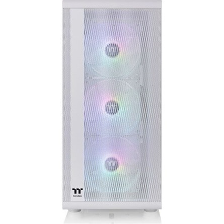 Thermaltake S200 TG ARGB Snow táp nélküli ablakos Mid Tower számítógépház fehér