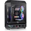 Thermaltake The Tower 600 Black táp nélküli ablakos Mid Tower számítógépház fekete
