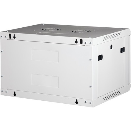 Lande PROlineB 600x450 lapraszerelt 6U 19" fali rack szekrény szürke