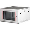 Lande PROlineB 600x600 lapraszerelt 6U 19" fali rack szekrény szürke