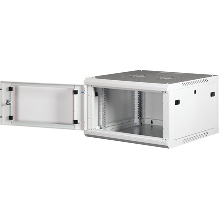 Lande PROlineB 600x600 lapraszerelt 6U 19" fali rack szekrény szürke