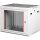 Lande PROlineB 600x450 lapraszerelt 9U 19" fali rack szekrény szürke