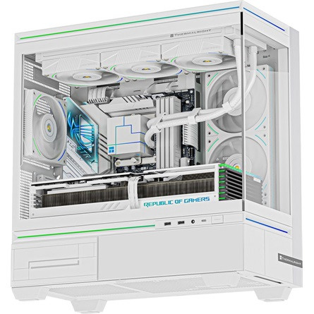 Thermalright TL-M10 táp nélküli MT Mini Tower számítógépház fehér
