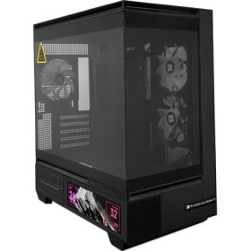   Thermalright TL-M10 Vision táp nélküli MT Mini Tower számítógépház fekete