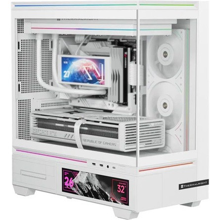 Thermalright TL-M10 Vision táp nélküli MT Mini Tower számítógépház fehér