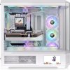 Thermaltake View 600 TG Snow táp nélküli ablakos Full Tower számítógépház fehér
