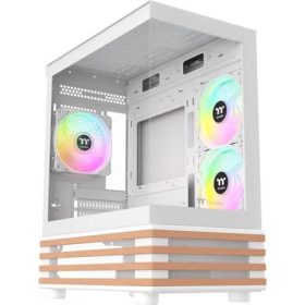   Thermaltake View 170 WS ARGB Snow táp nélküli ablakos MT Mini Tower számítógépház fehér