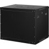 Lande PROlineB 600x450 lapraszerelt 9U 19" fali rack szekrény fekete