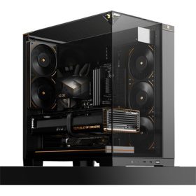   Thermalright A70 táp nélküli ablakos Mid Tower számítógépház fekete