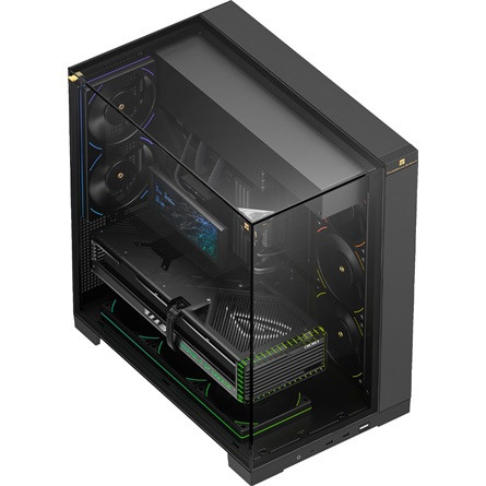 Thermalright A70 táp nélküli ablakos Mid Tower számítógépház fekete