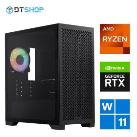   DTSHOP Épített AMD Ryzen 5 4500 16/32GB RAM RTX 3050 6GB GAMER PC