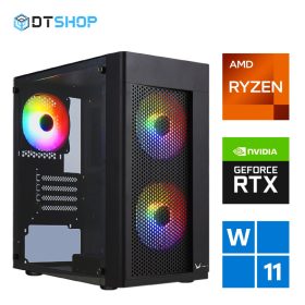   DTSHOP - Épített Ryzen 5 5500 16/32GB RAM RTX 5060 TI 8GB Gamer PC