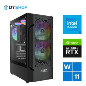   DTSHOP Épített Intel Core i5-12400F 16/32GB RAM RTX 5060 Ti 8GB GAMER PC