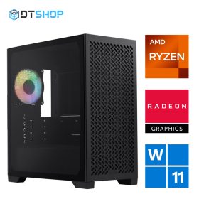   DTSHOP Épített AMD Ryzen 5 4500 16/32GB RAM RX 9060 XT 8GB GAMER PC