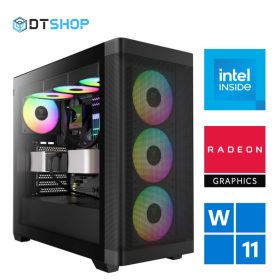   DTSHOP Épített Intel Core i5-14400F 16/32GB RAM RX 9070 XT 16GB GAMER PC