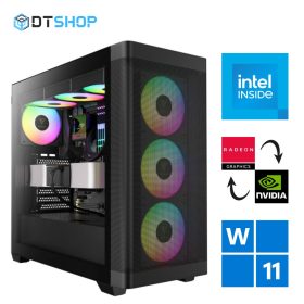   DTSHOP Épített Intel Core i5-14400F 16/32GB RAM RTX 3060 TI 8GB GAMER PC