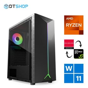   DTSHOP - Épített Ryzen 5 3600 16/32GB RAM GTX 1050 TI 4GB Budget Gamer PC