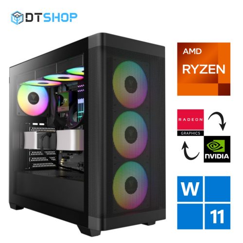 AM5 Gépösszerakó - DTSHOP Onyx - Épített AMD Ryzen Gamer Számítógép